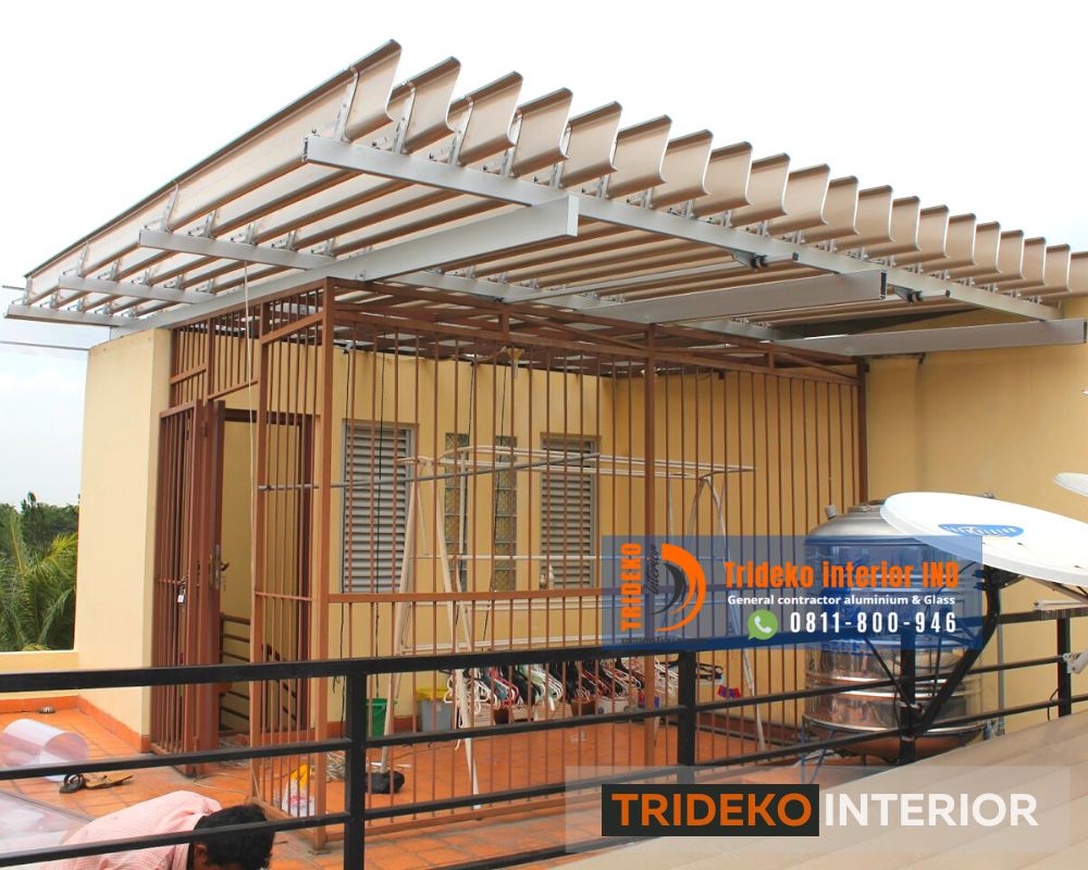 Distributor Lovera Kanopi Buka Tutup 7 Atap Jemuran Lovera