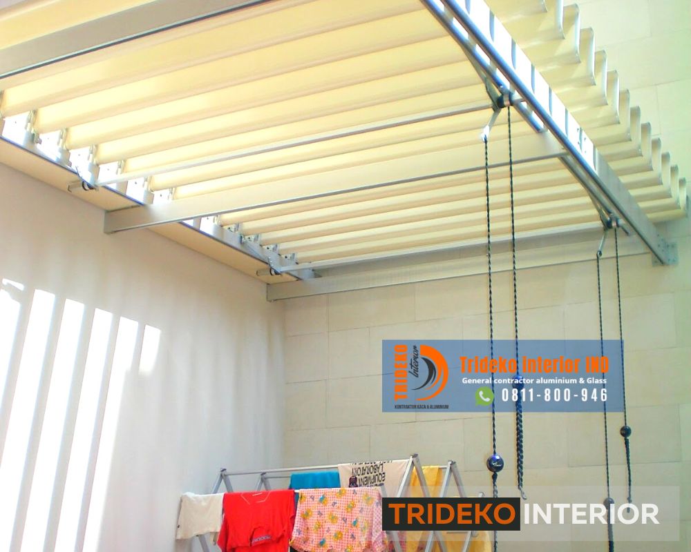 Distributor Lovera Kanopi Buka Tutup 8 Atap Jemuran Lovera